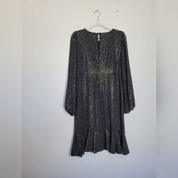 NEW TORRID Sparkly Party Dress Plus Size Formal Event Glam Black Glitter Sleek - Picture 10 of 15